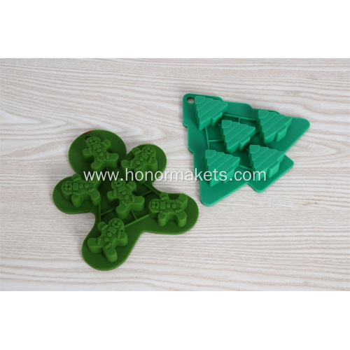 Silicone Christmas tree cake mold